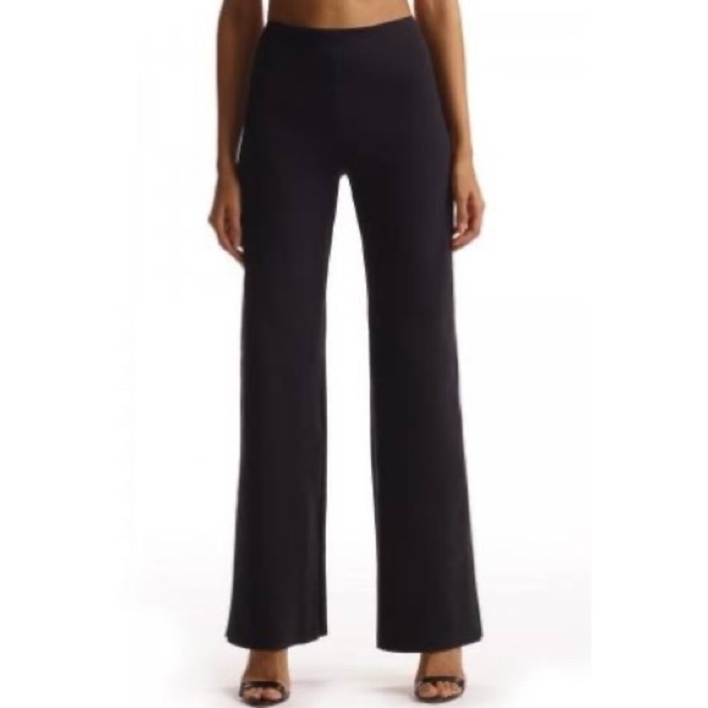 Commando Neoprene Black Wide Leg Pants - Picture 3 of 3